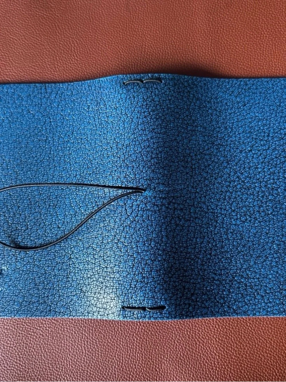 A6 The Leather Quill Shop Blue Cover